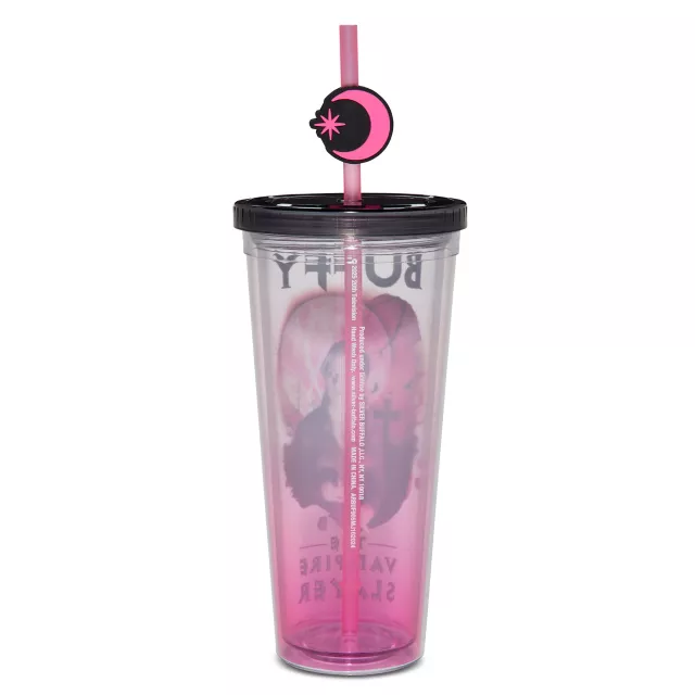 Buffy the Vampire Slayer Cup with Straw Topper - 24 oz. at Spencer's