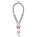 Butterfly Layered Rosary Necklace at Spencer's
