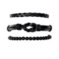 Multi-Pack Knotted Rope and Bead Bracelets - 3 Pack at Spencer's