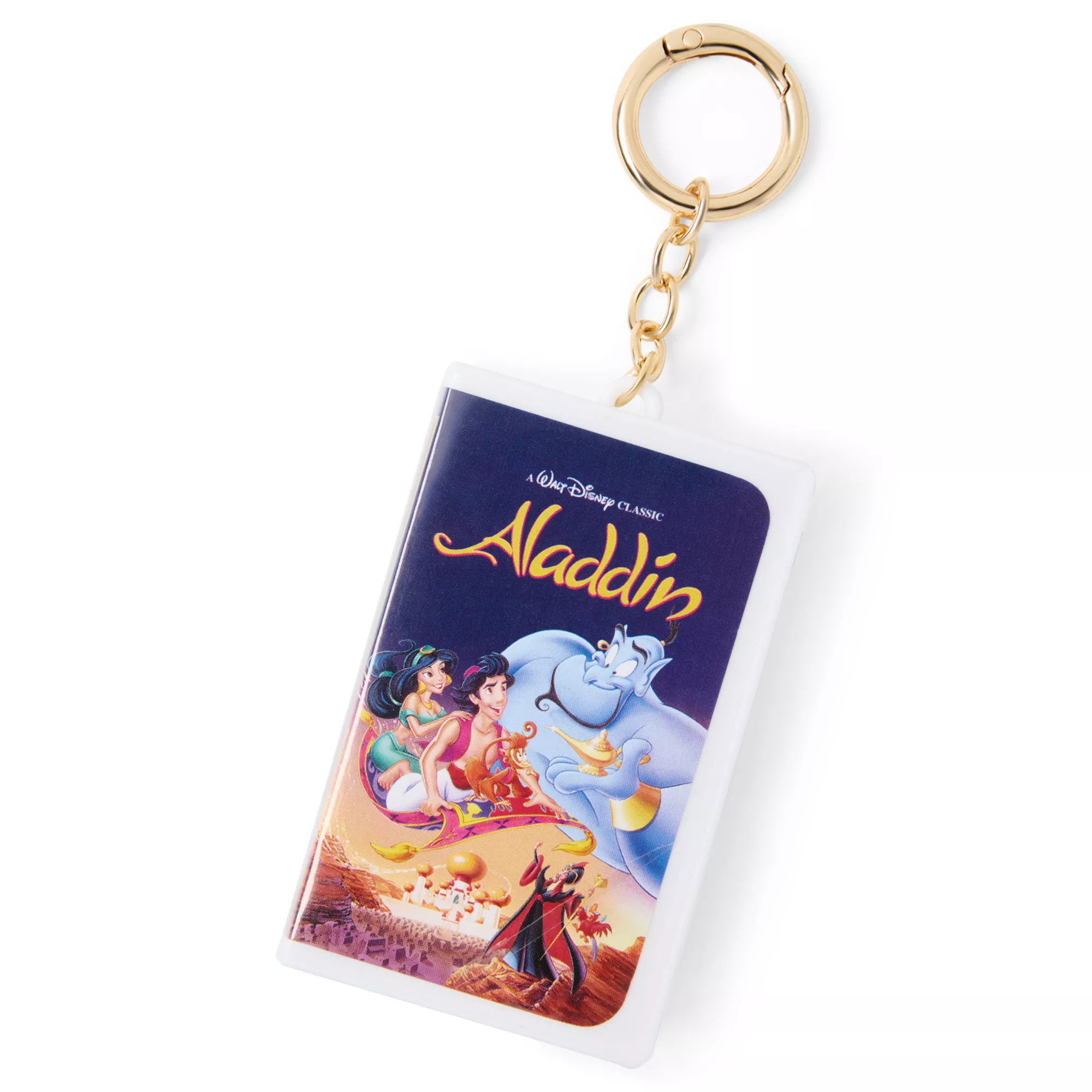 Disney Aladdin VHS Keychain at Spencer's