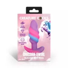 Creature Cocks Unicorn Swirl Butt Plug at Spencer's