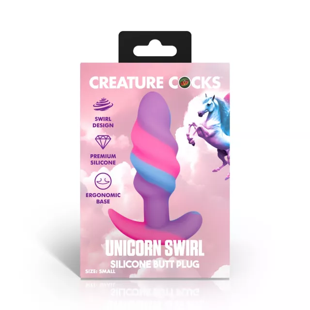 Creature Cocks Unicorn Swirl Butt Plug at Spencer's