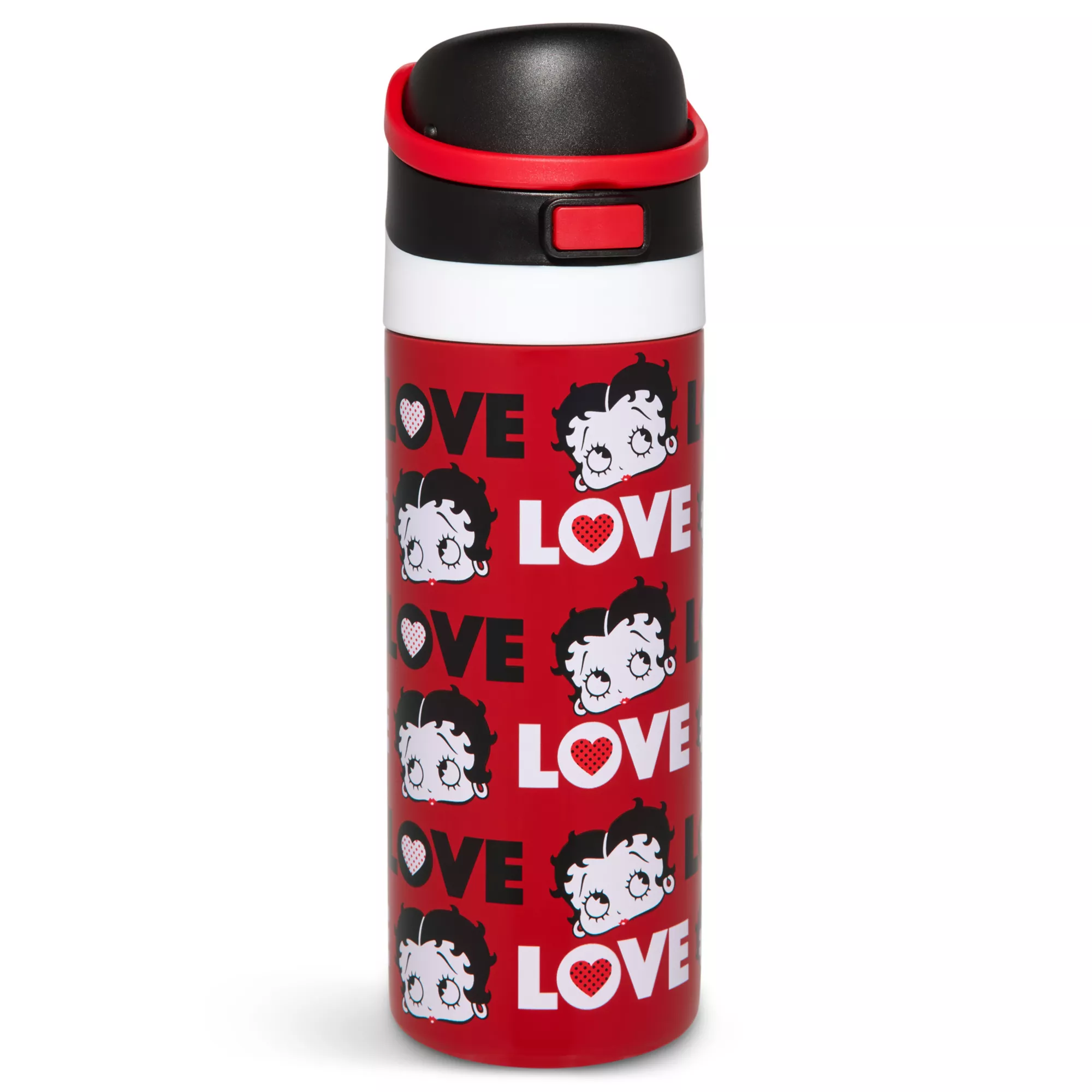 Betty Boop Flip Top Water Bottle - 24 oz. at Spencer's