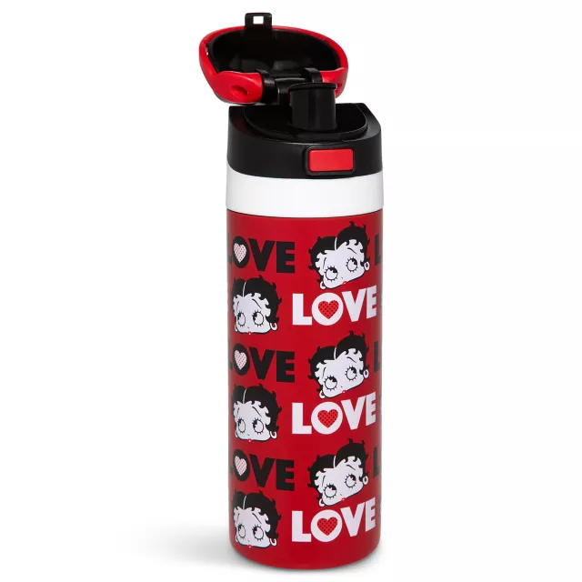 Betty Boop Flip Top Water Bottle - 24 oz. at Spencer's