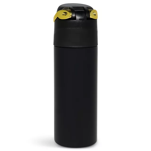 Jack Skellington Black and Yellow Flip Top Water Bottle 24 oz. - The Nightmare Before Christmas at Spencer's