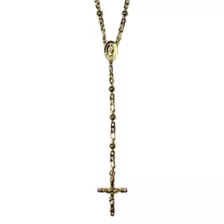 Goldtone Chain Rosary Necklace at Spencer's