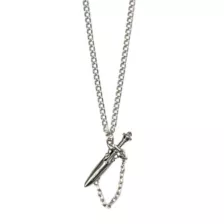 Sword Chain Necklace at Spencer's