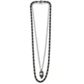 Skull Chain Necklace Set at Spencer's