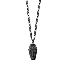Coffin Chain Necklace at Spencer's