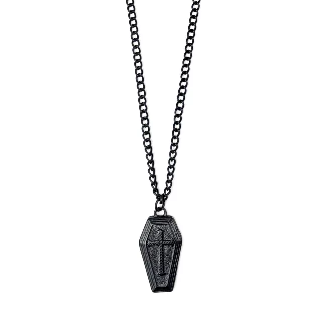 Coffin Chain Necklace at Spencer's