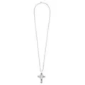 Gothic Cross Silver-Tone Necklace at Spencer's