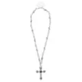 Barbed Wire Cross Necklace at Spencer's