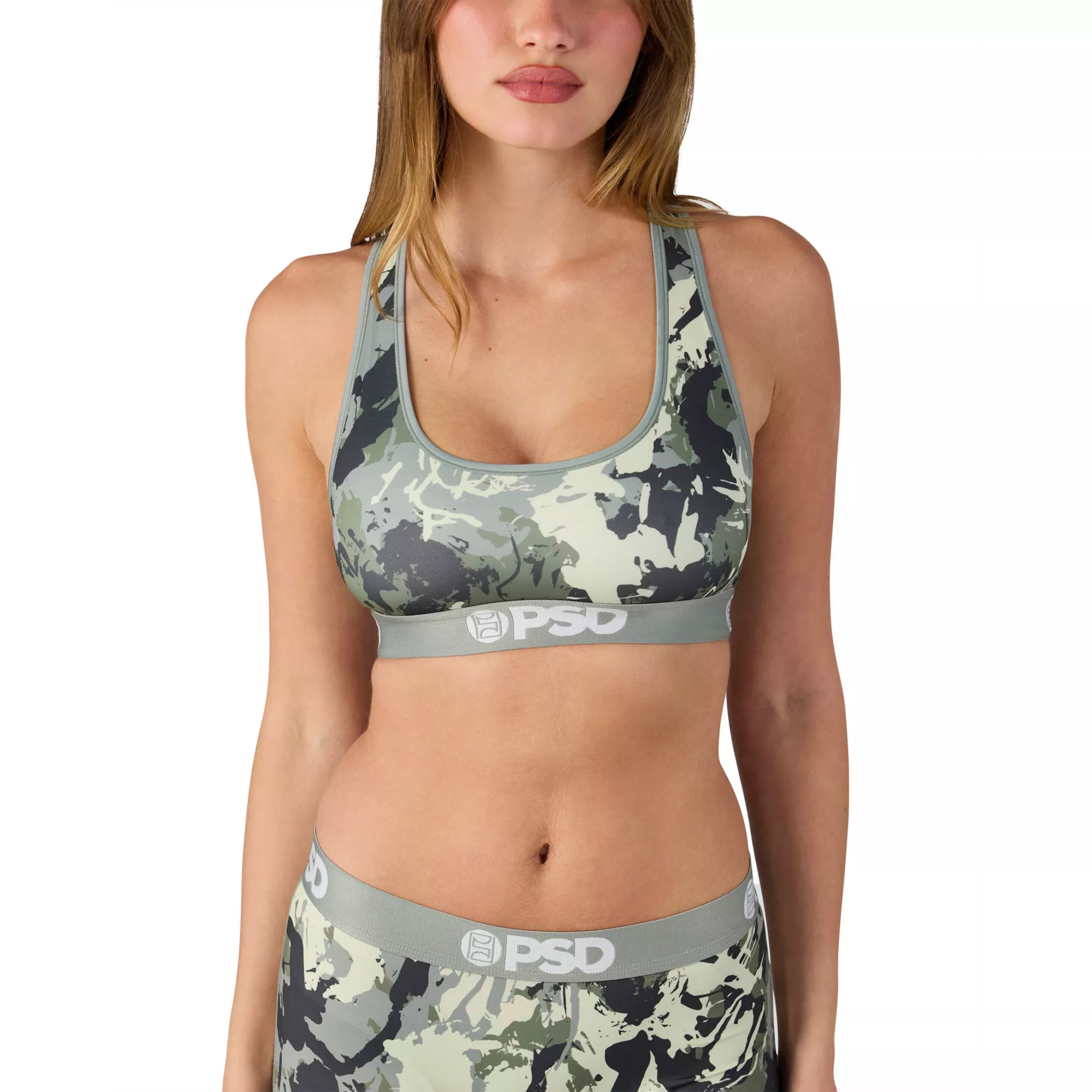 PSD Camo Sports Bra at Spencer's