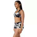 PSD Cow Print Sports Bra at Spencer's
