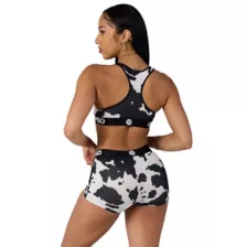 PSD Cow Print Sports Bra at Spencer's