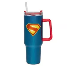 Superman 2025 Logo Tumbler with Straw - 40 oz. at Spencer's