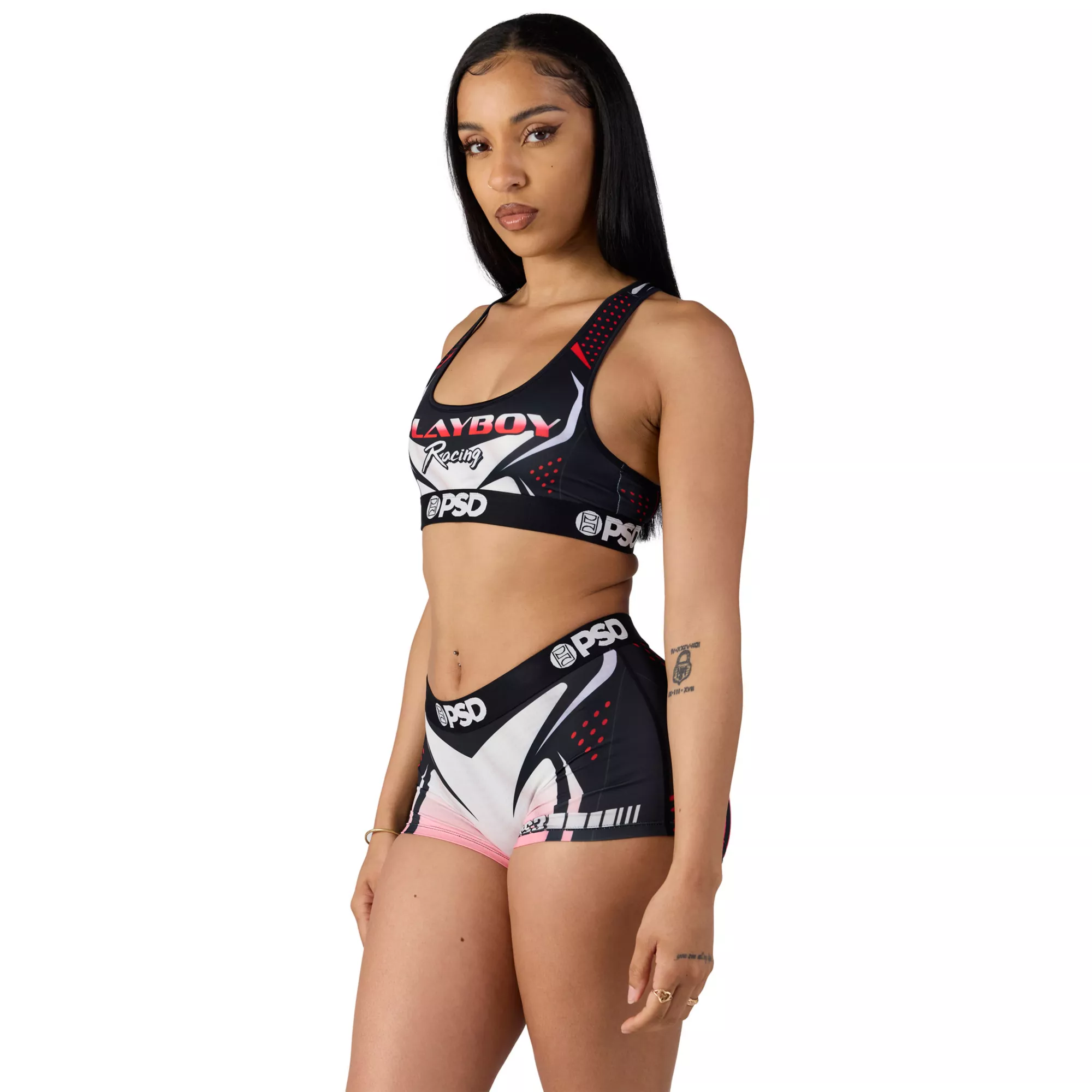 PSD Playboy Racing Sports Bra at Spencer's