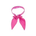 Oversized Pink Bow Choker Necklace at Spencer's