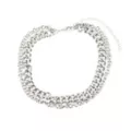 Silvertone Chain Choker Necklace at Spencer's