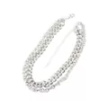 Silvertone Chain Choker Necklace at Spencer's