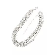 Silvertone Chain Choker Necklace at Spencer's