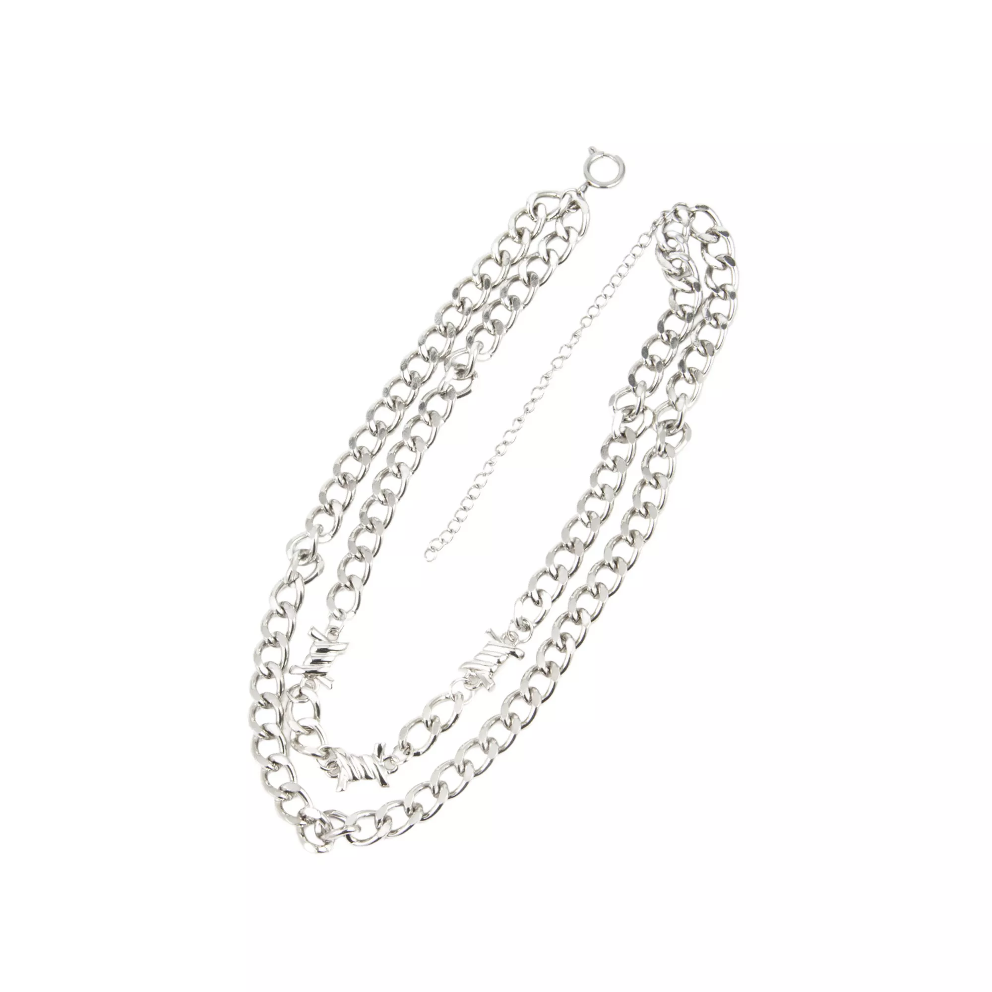 Barbed Wire Chain Choker Necklace at Spencer's