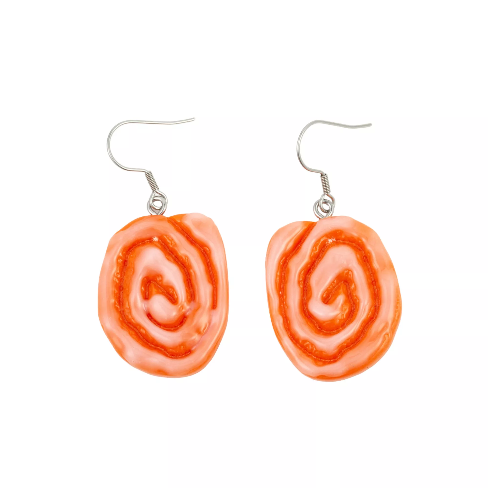 Cinnamon Bun Dangle Earrings