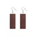Chocolate Wafer Dangle Earrings at Spencer's