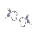Blue Butterfly Wing Ear Cuffs at Spencer's
