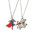 Superman and Krypto Best Friend Necklace Set at Spencer's