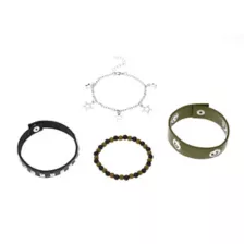 Multi-Pack Rockstar Bracelets - 4 Pack at Spencer's