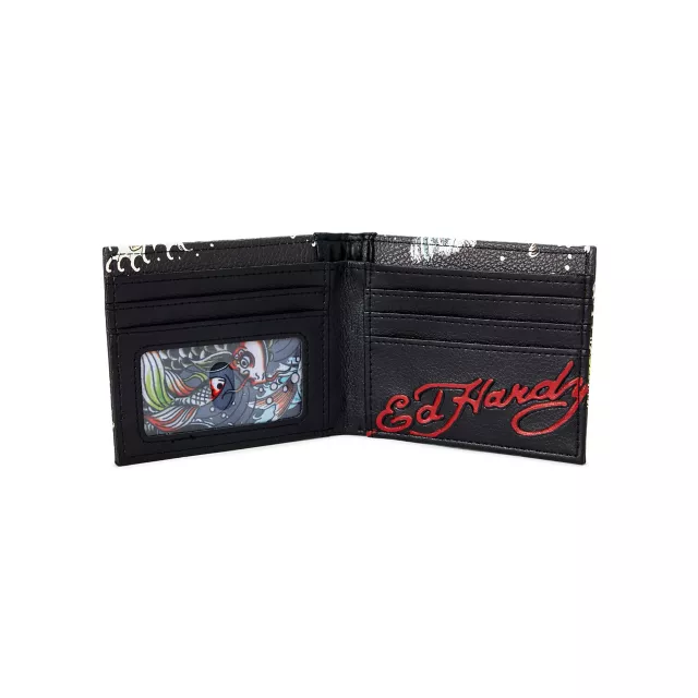 Ed Hardy Koi Fish Bifold Wallet