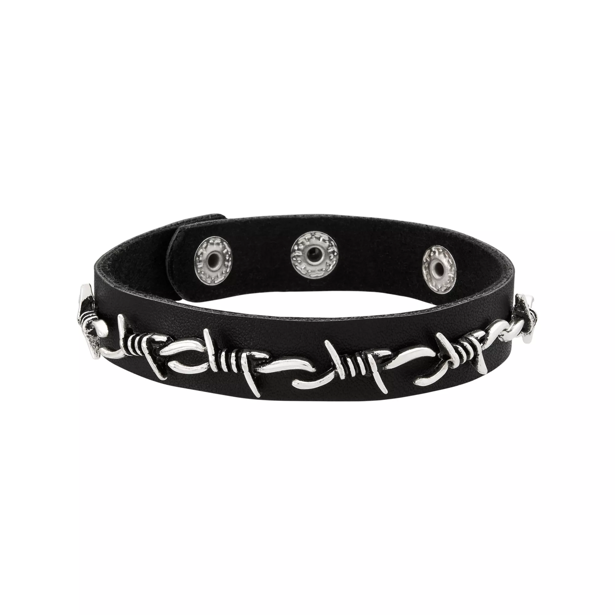 Multi-Pack Barbed Wire Spiked Bracelets - 3 Pack