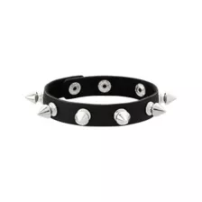 Multi-Pack Green and Black Star Spiked Bracelets - 2 Pack at Spencer's