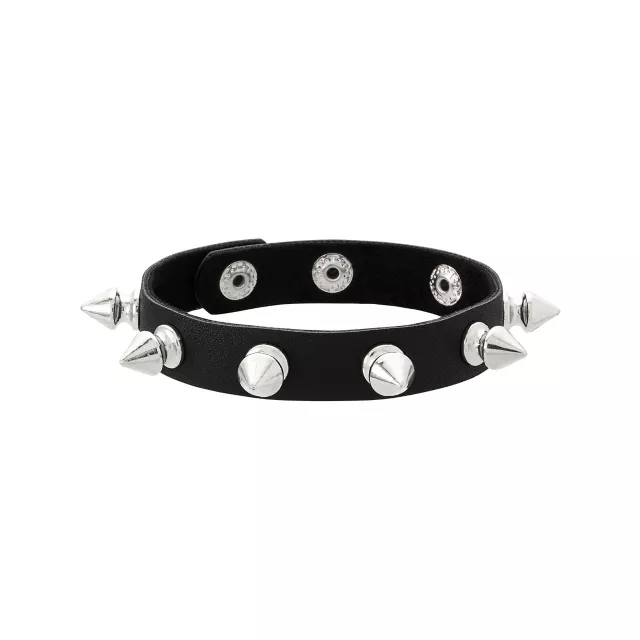 Multi-Pack Green and Black Star Spiked Bracelets - 2 Pack at Spencer's