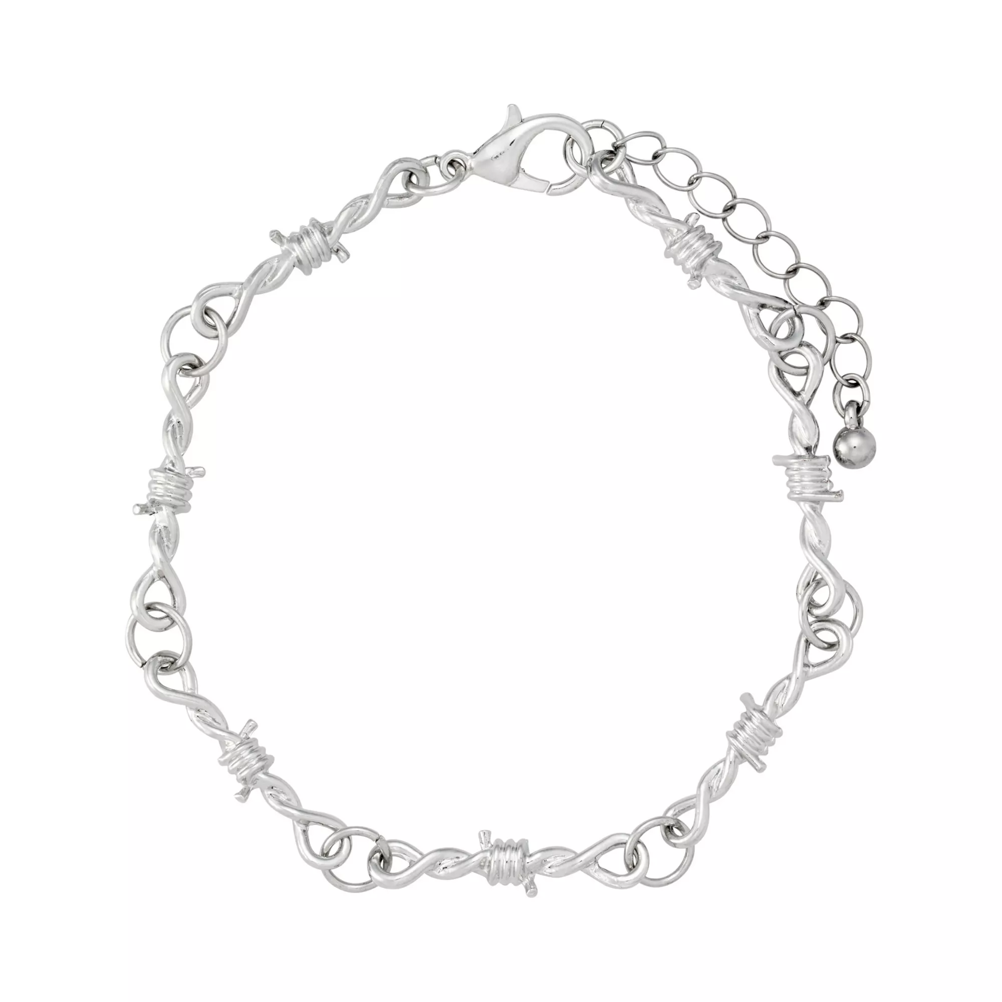 Multi-Pack Snake Skull Barbed Wire Bracelets - 4 Pack