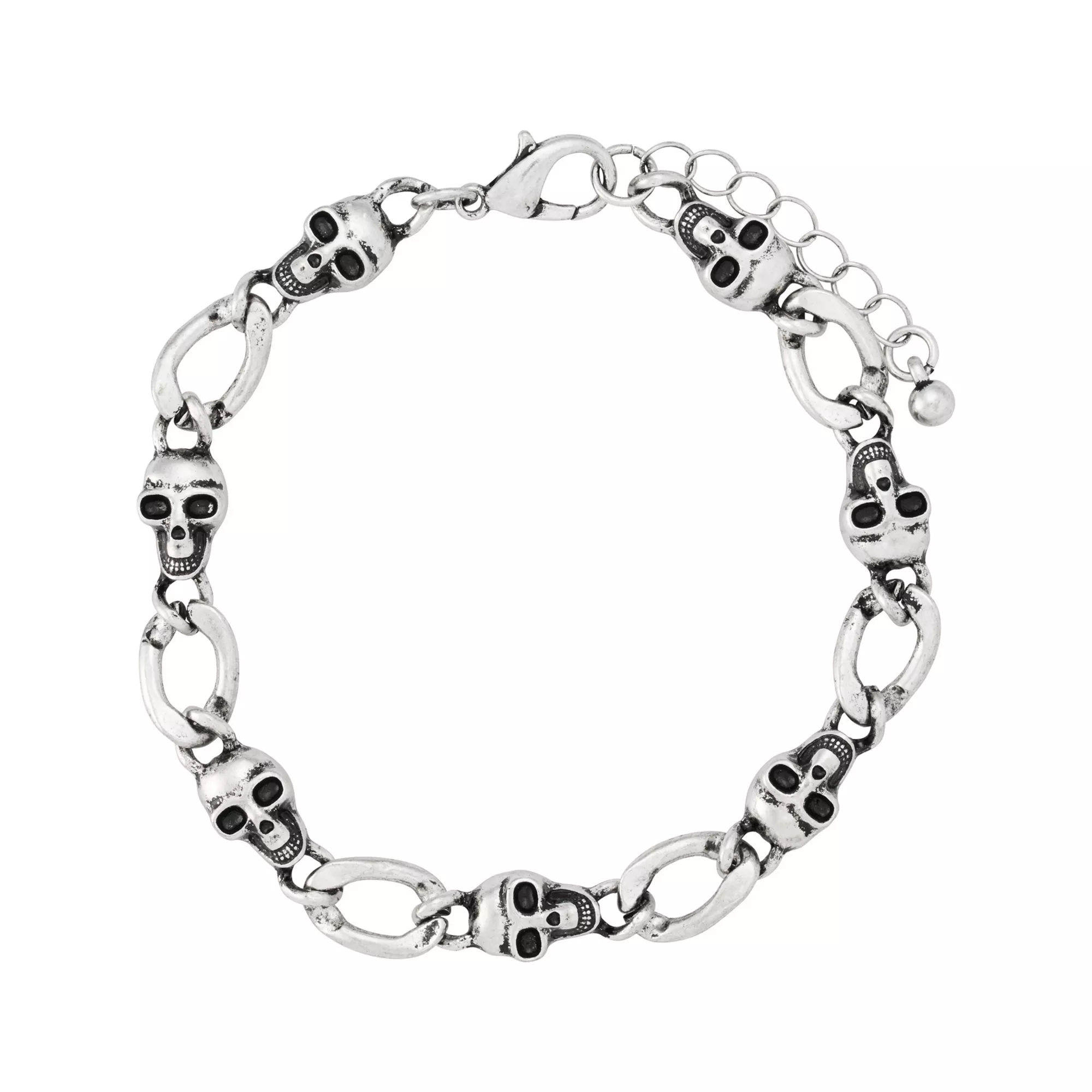 Multi-Pack Snake Skull Barbed Wire Bracelets - 4 Pack