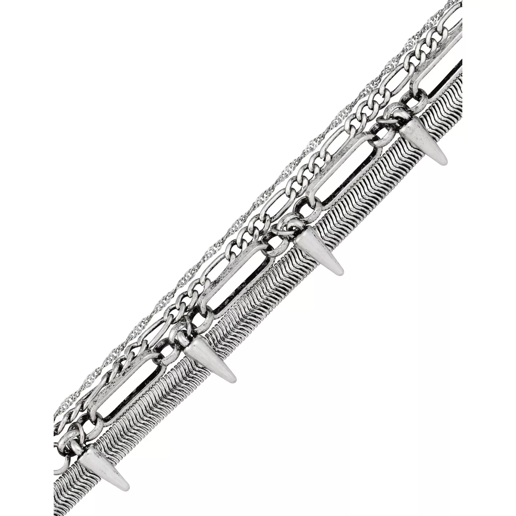 Multi-Chain Spiked Bracelet
