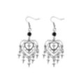 Cross Heart Dangle Earrings at Spencer's