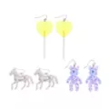 Multi-Pack Toybox Treasures Dangle Earrings - 3 Pack at Spencer's