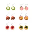 Multi-Pack Mini Cake Dangle Earrings -  6 Pair at Spencer's
