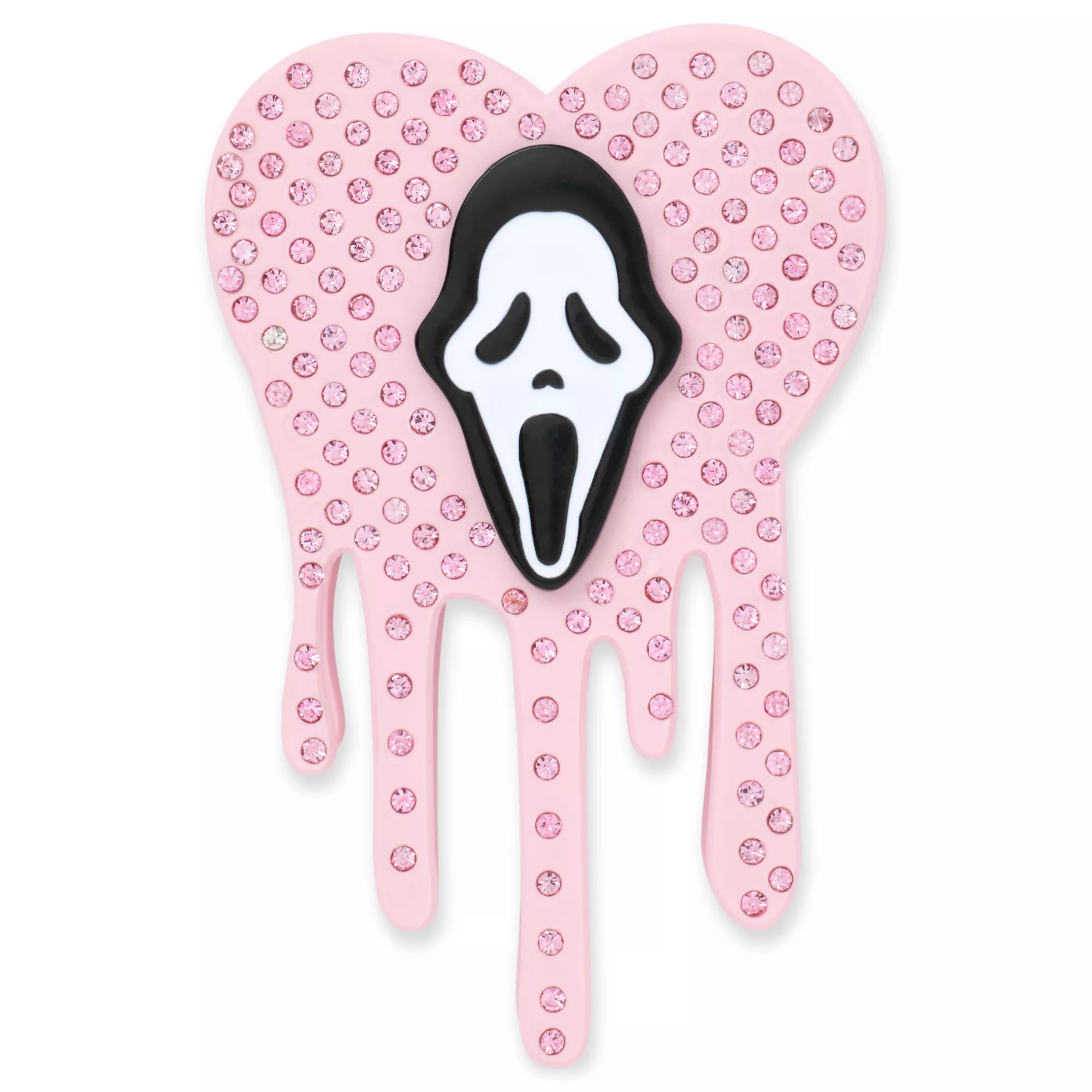 Ghost Face Black and Pink Claw Hair Clips - 2 Pack