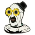 Art the Clown Sunflower Glasses Pin - Terrifier at Spencer's