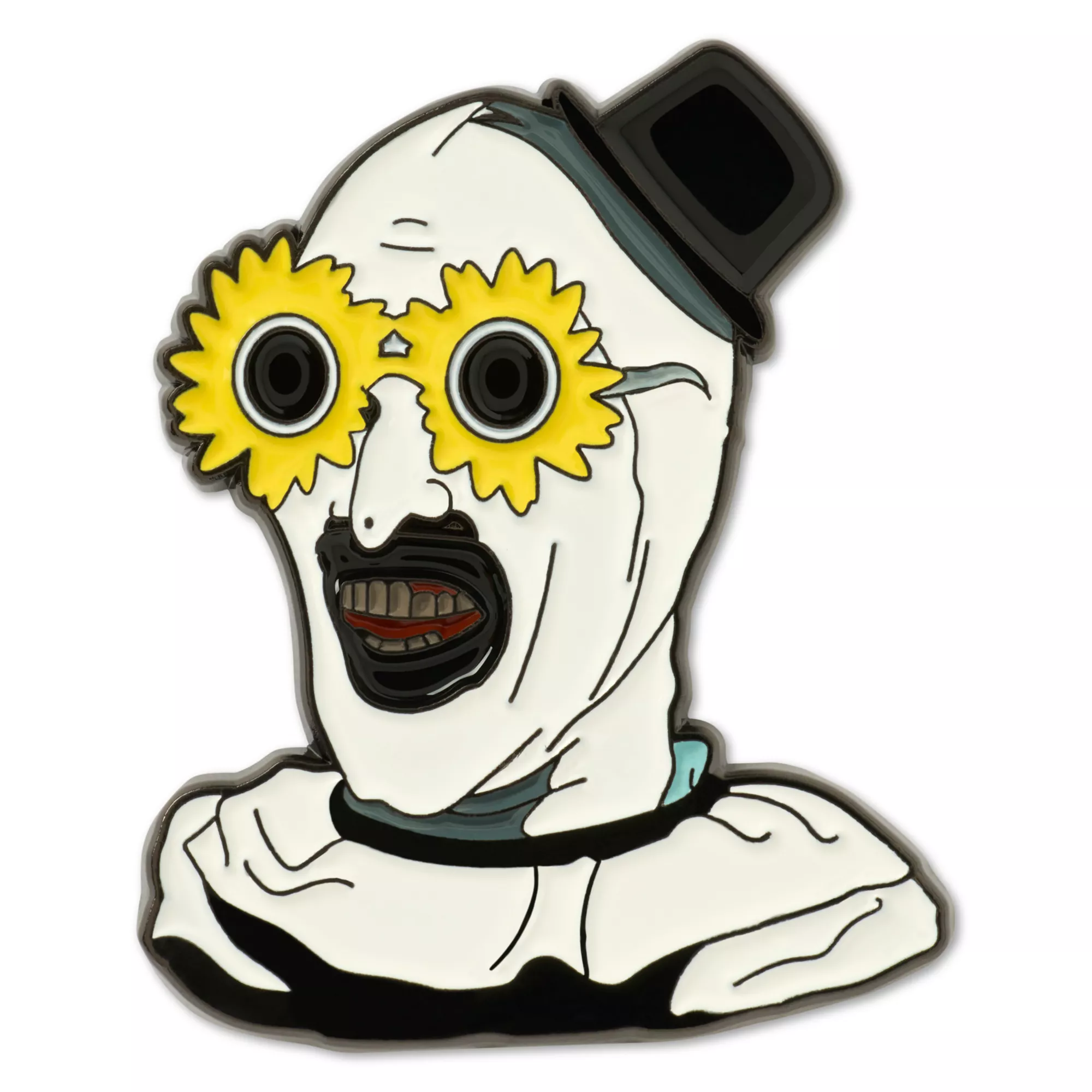 Art the Clown Sunflower Glasses Pin - Terrifier at Spencer's
