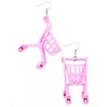 Shopping Cart Dangle Earrings at Spencer's