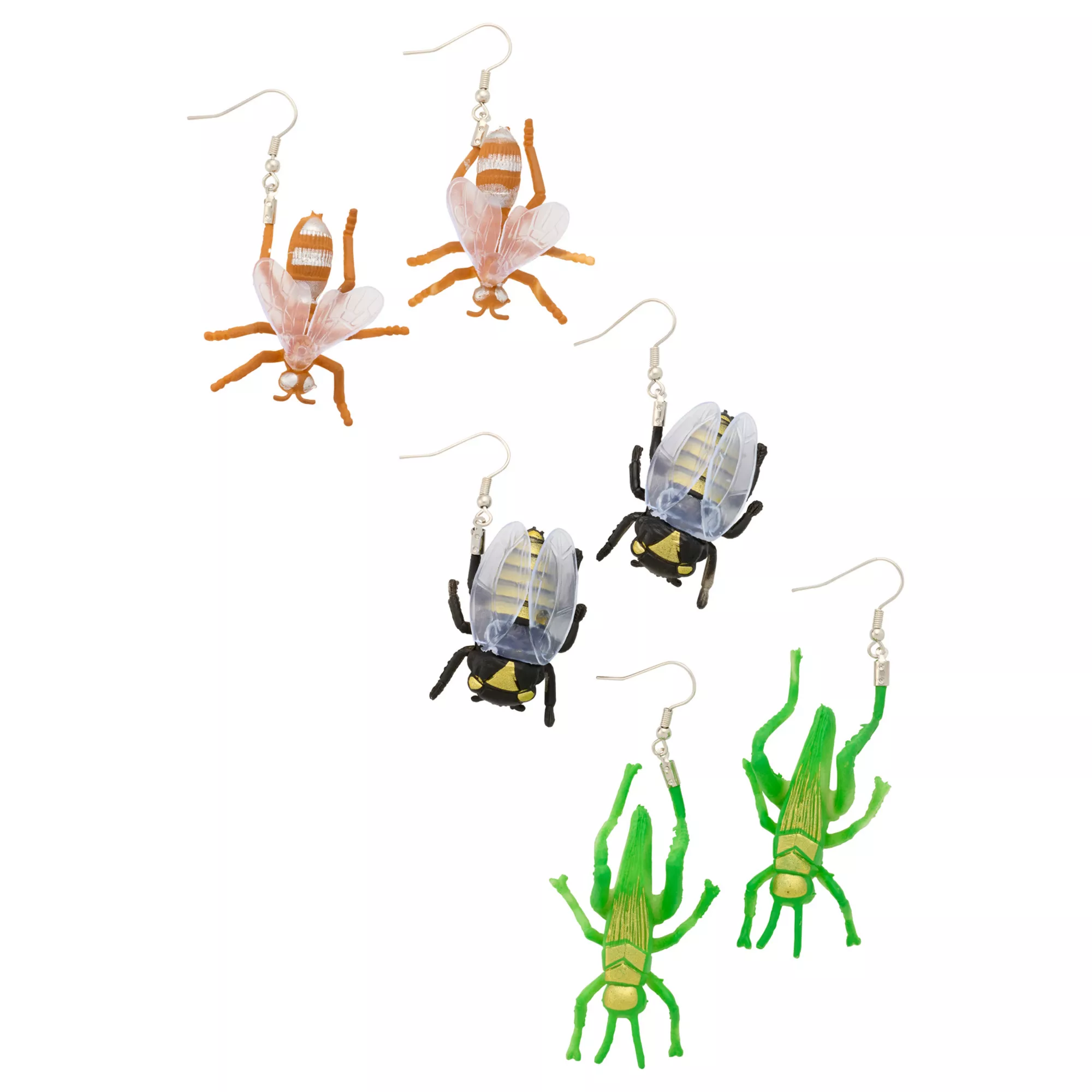 Multi-Pack Bug Dangle Earrings - 3 Pack at Spencer's
