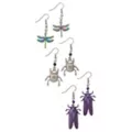 Multi-Pack Bug Dangle Earrings - 3 Pair at Spencer's