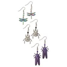 Multi-Pack Bug Dangle Earrings - 3 Pair at Spencer's