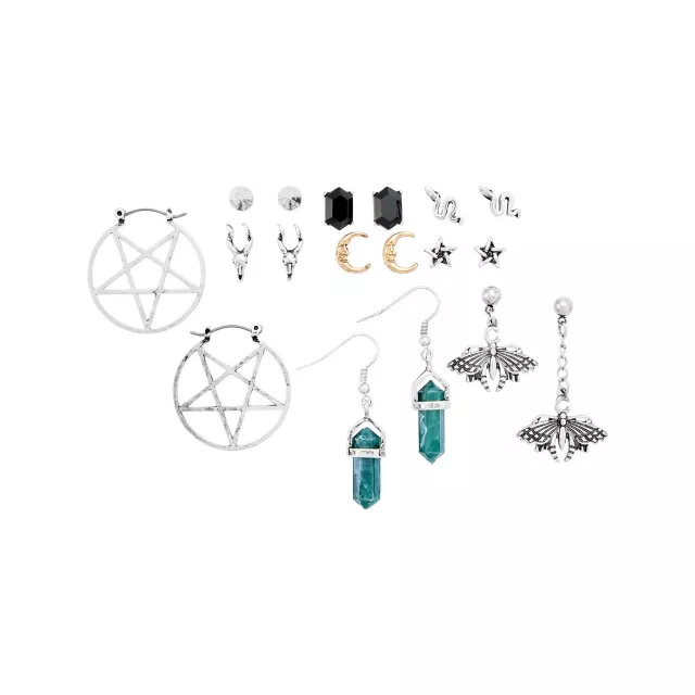 Multi-Pack Pentagram Natural Wonders Earrings - 9 Pack