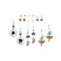 Multi-Pack Moth Snake Tree Stud and Dangle Earrings - 9 Pair at Spencer's